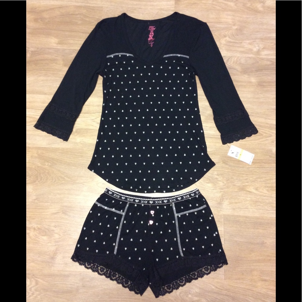 Betsey Johnson sleep set brand new medium